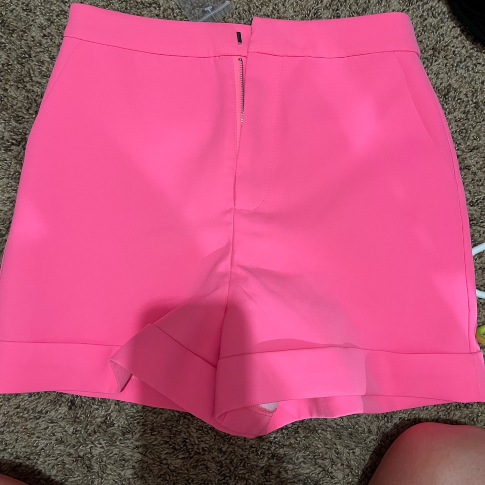 Hot pink shorts